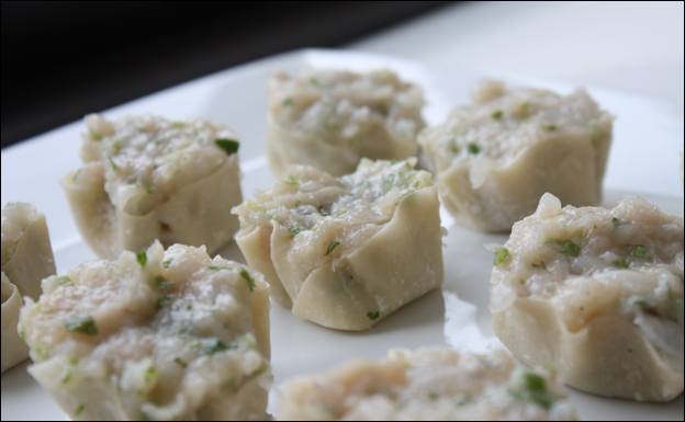 Shumai - just waiting for the steamer